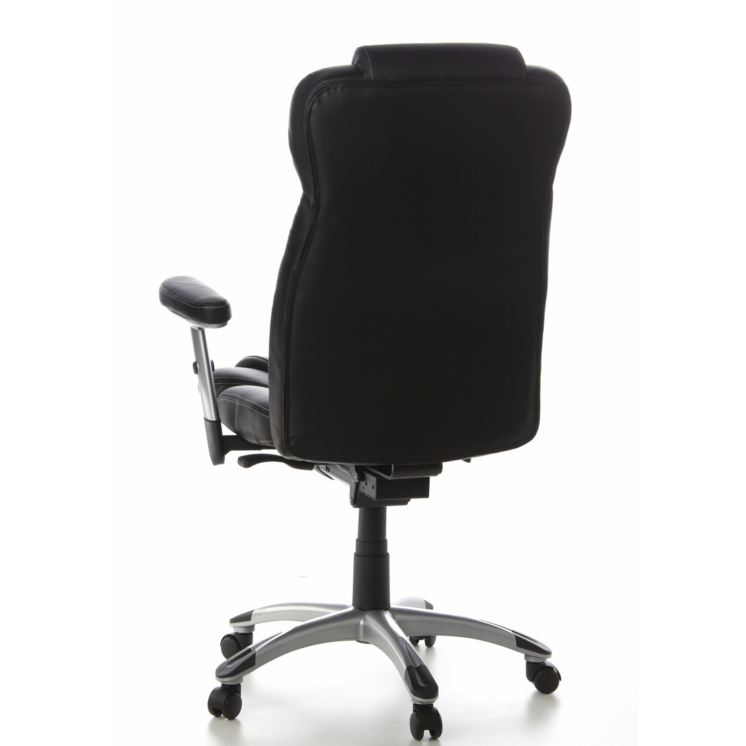 B-Ware Hjh Office Bürostuhl Chefsessel Stuhl Embassy 200 Feinleder Schwarz Möbel - 4260182535516