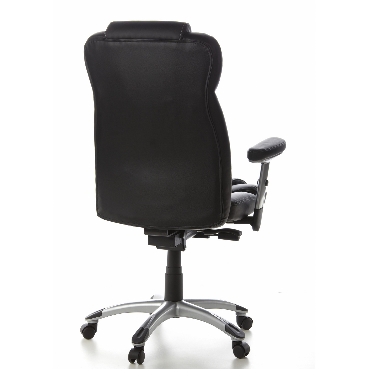 B-Ware Hjh Office Bürostuhl Chefsessel Stuhl Embassy 200 Feinleder Schwarz Möbel - 4260182535516