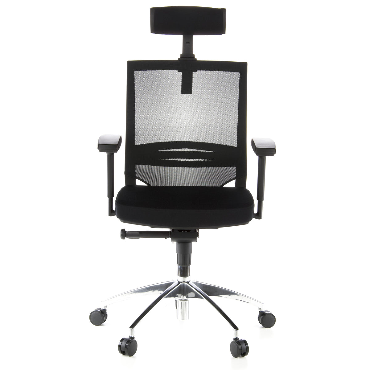 hjh OFFICE Bürostuhl Chefsessel Stuhl Drehstuhl schwarz höhenverstellbar584 - 4260182536285