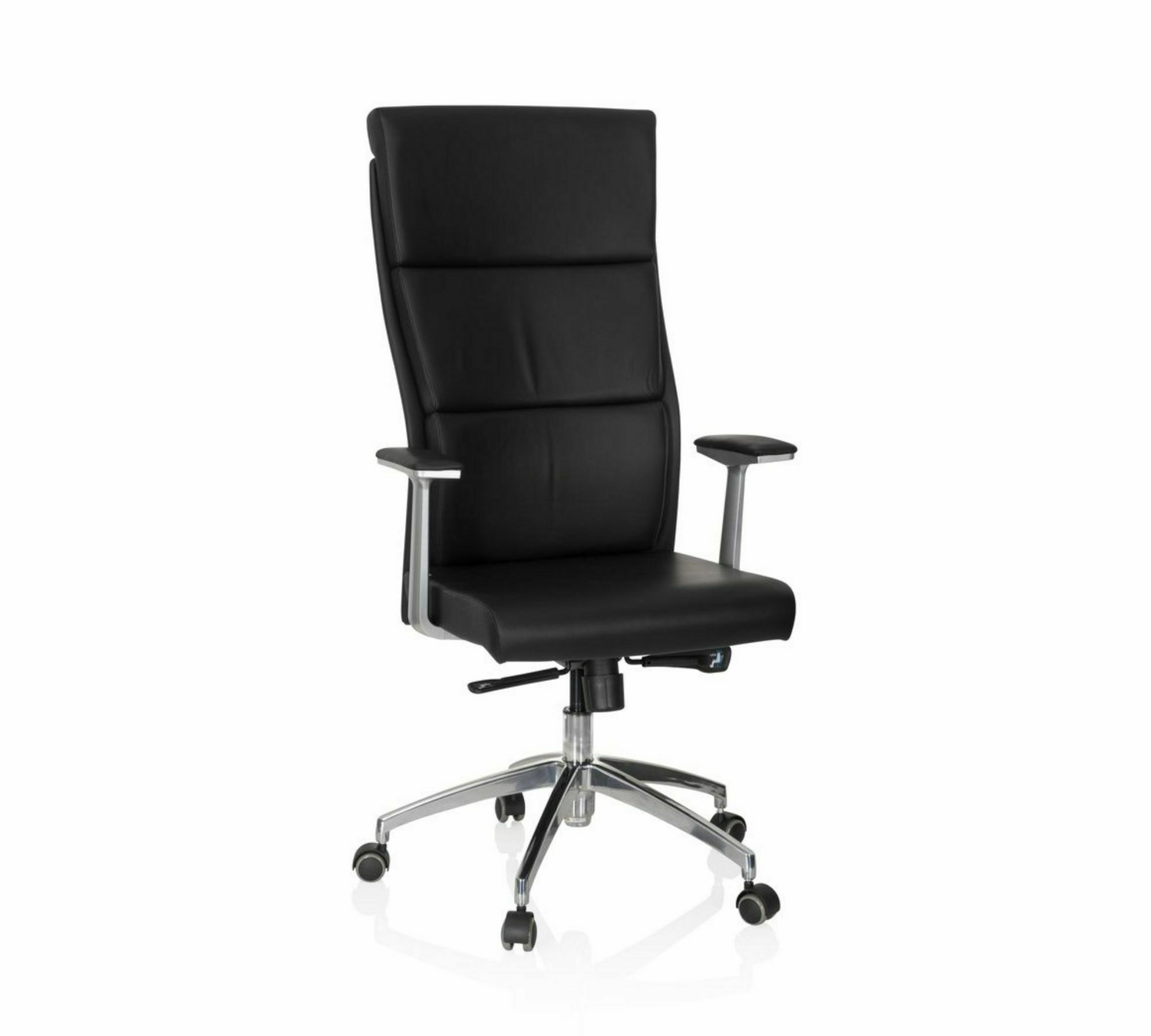 Hjh Office Bürostuhl Chefsessel Monza Drehstuhl Sessel Stuhl 20 Leder Schwarz    B-Ware - 4260182537091