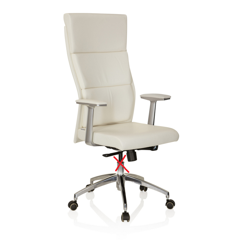 B-Ware Hjh Office Bürostuhl Chefsessel Monza 20 Leder Elfenbein Siehe Text/Foto - 4260182537107