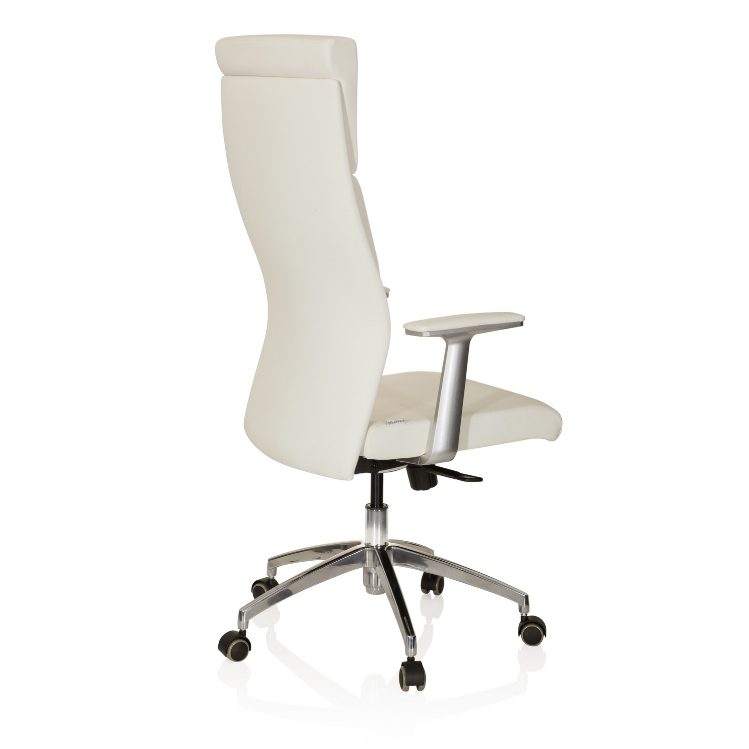 B-Ware Hjh Office Bürostuhl Chefsessel Monza 20 Leder Elfenbein Sessel Möbel Stuhl