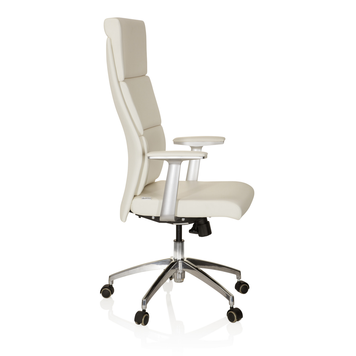 B-Ware Hjh Office Bürostuhl Chefsessel Monza 20 Leder Elfenbein Sessel Möbel Stuhl - 4260182537107