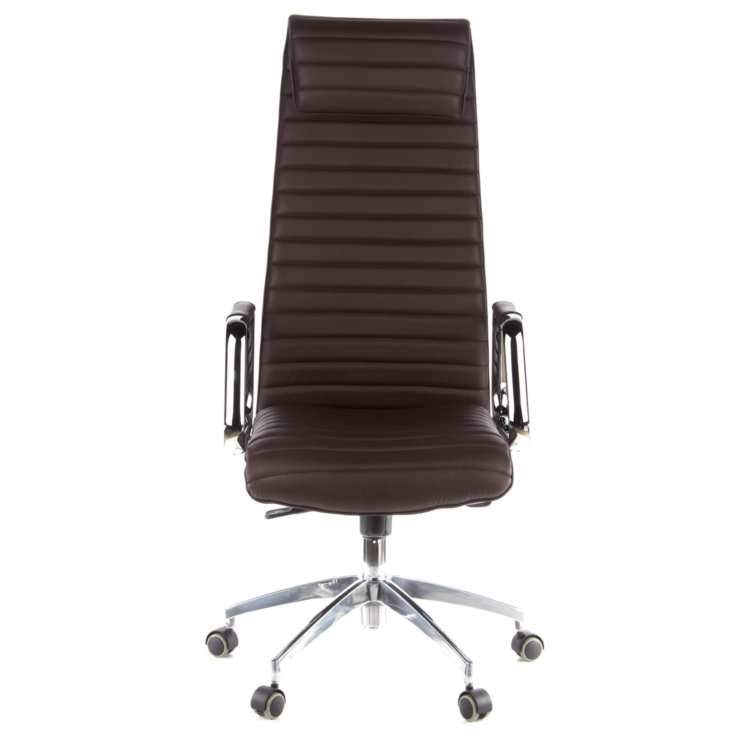 Hjh Office Bürostuhl Chefsessel Aspera 20 Nappaleder Braun Stuhl Sessel Möbel B-Ware - 4260182550496