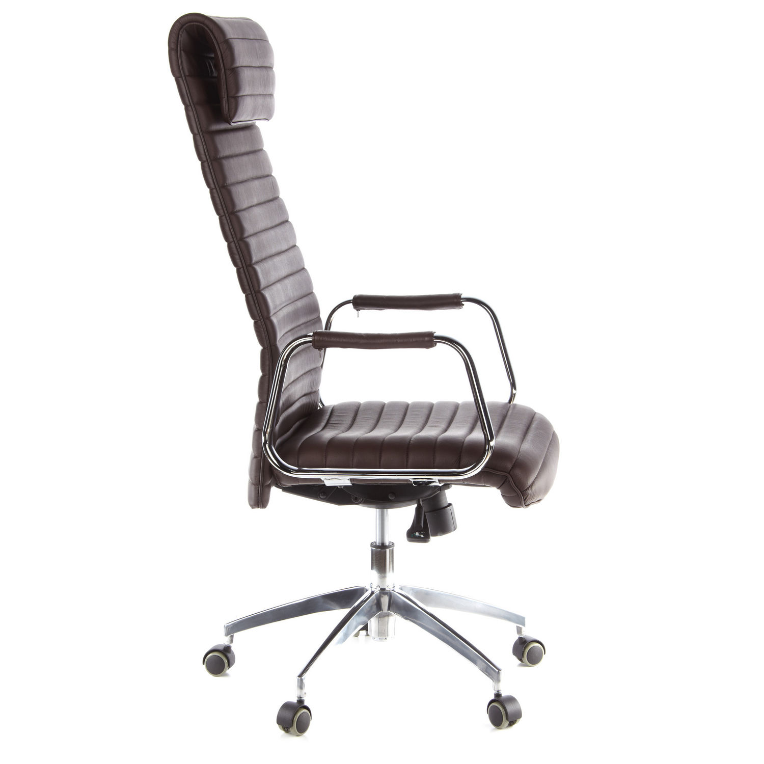 Hjh Office Bürostuhl Chefsessel Aspera 20 Nappaleder Braun Stuhl Sessel Möbel B-Ware - 4260182550496