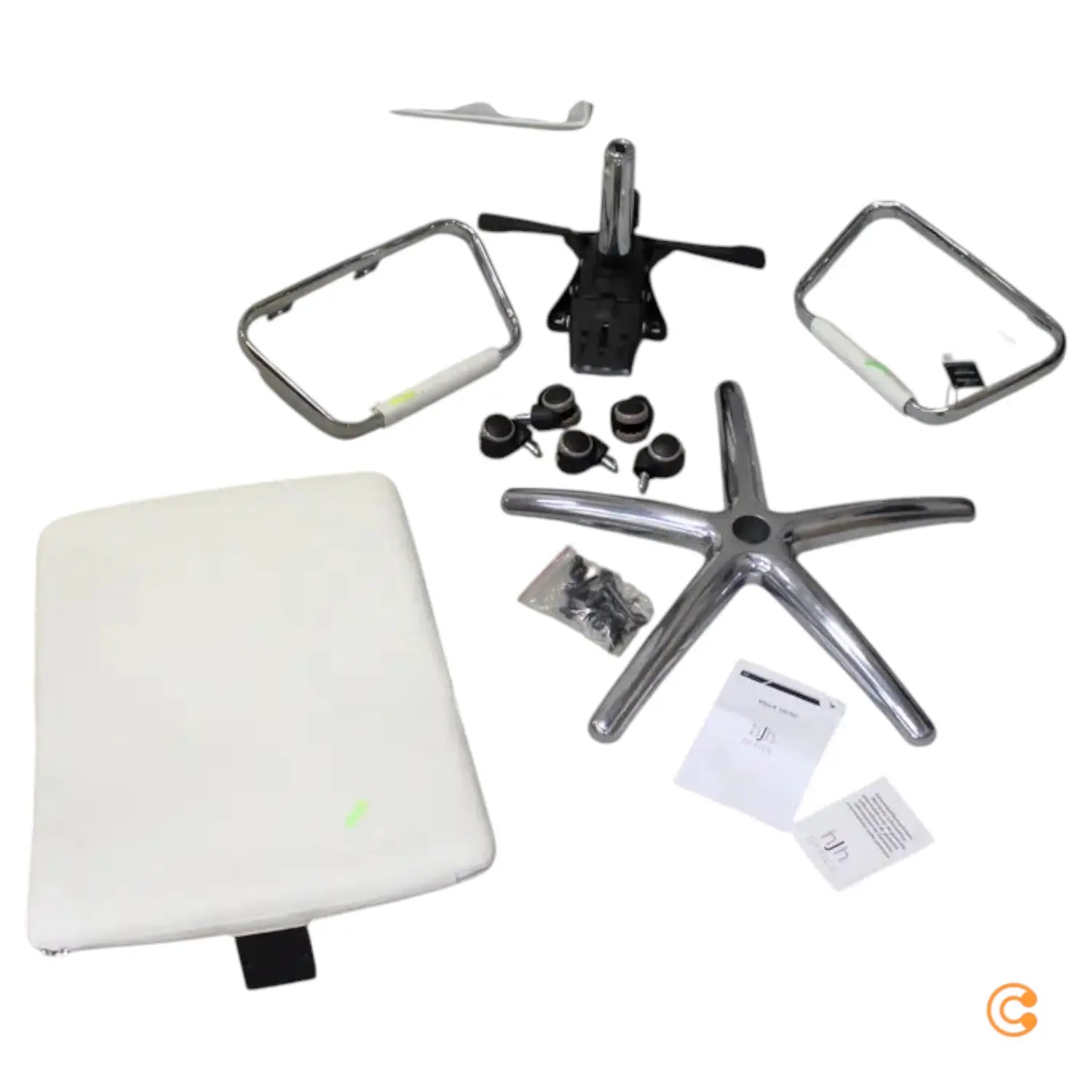 C-Ware Hjh Office Bürostuhl Chefsessel Lederstuhl Villa 10 Elfenbein Siehe Text/Foto - 4260182550571