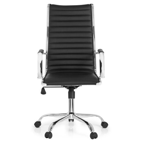 Hjh Office Bürostuhl Chefsessel Vemona 20 Schreibtischstuhl Sessel Schwarz Chrom B-Ware - 4260354054005