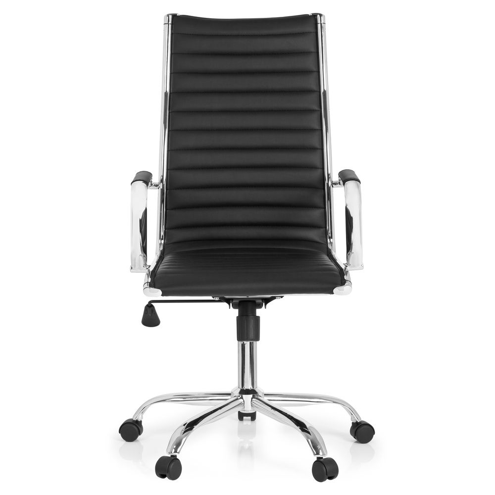Hjh Office Bürostuhl Chefsessel Vemona 20 Schreibtischstuhl Sessel Schwarz Chrom B-Ware - 4260354054005