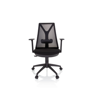 B-Ware Hjh Office Bürostuhl Drehstuhl Falun Basic Netzstoff Stoff Schwarz Stuhl Möbel