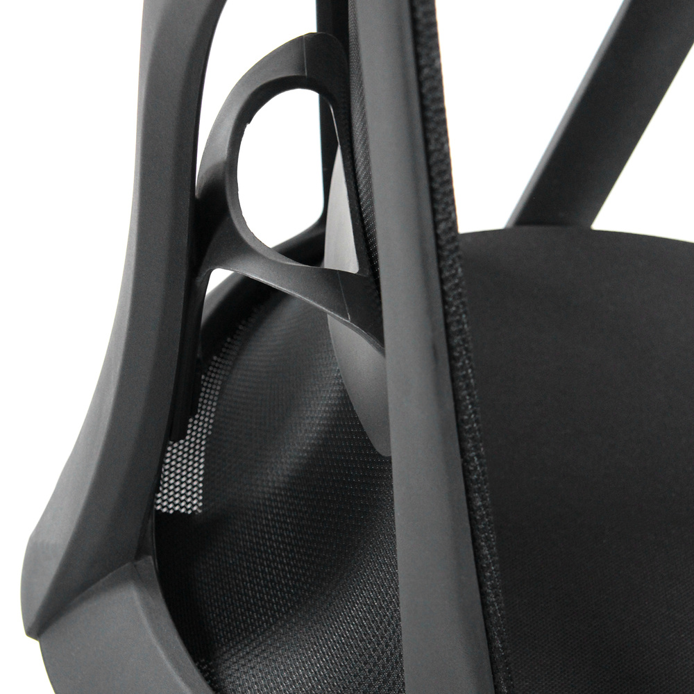 Hjh Office Bürostuhl Drehstuhl Falun Basic Netzstoff Stoff Schwarz Stuhl Möbel B-Ware