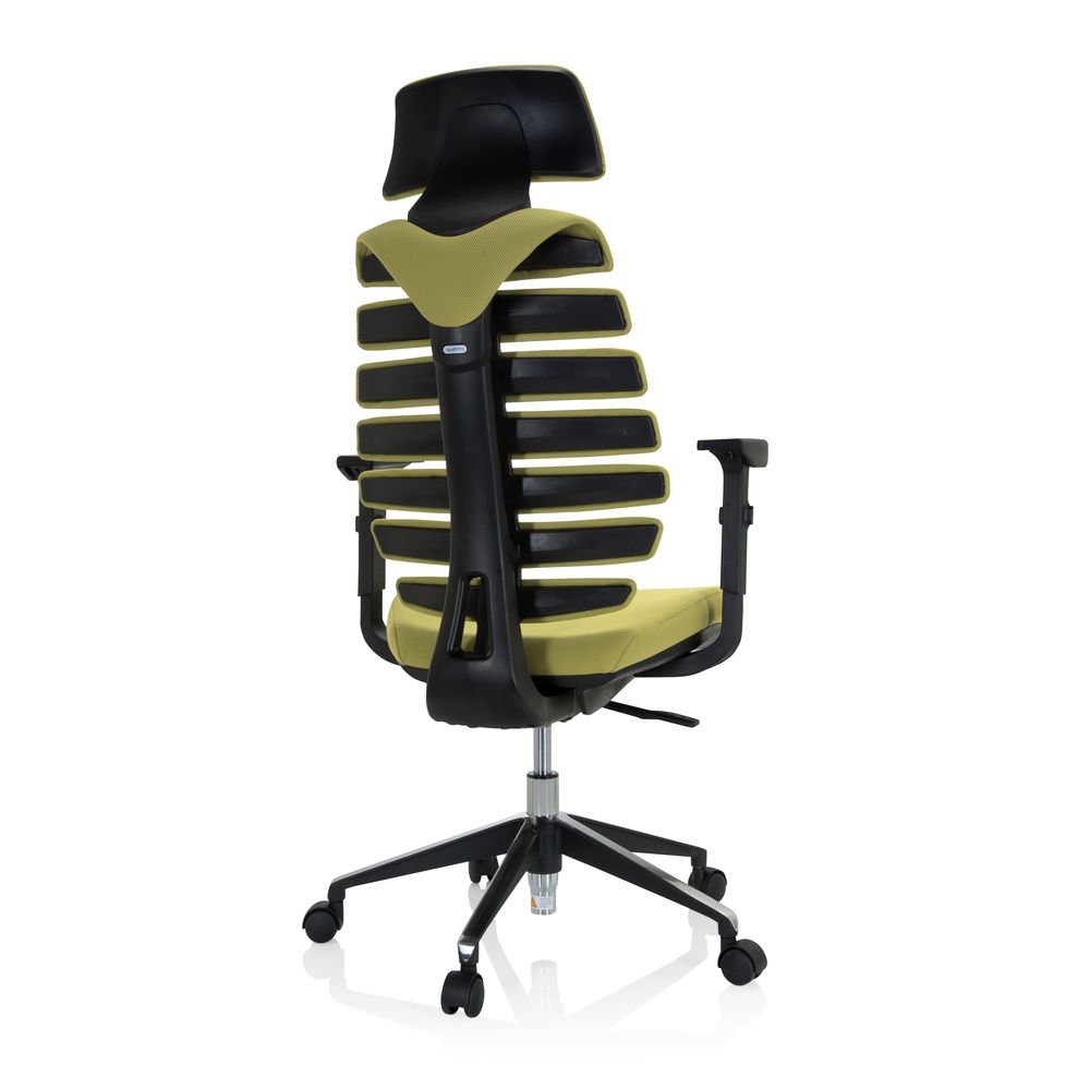 hjh OFFICE Bürostuhl Drehstuhl Chefsessel ERGO LINE II PRO Stoff grün SIEHE TEXT - 4064323013600