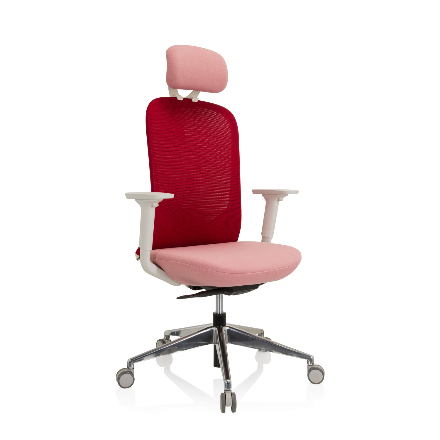 B-Ware Hjh Office Bürostuhl Drehstuhl Aveza Pro Netzstoff Stoff Rosa Höhenverstellbar - 4064323017165