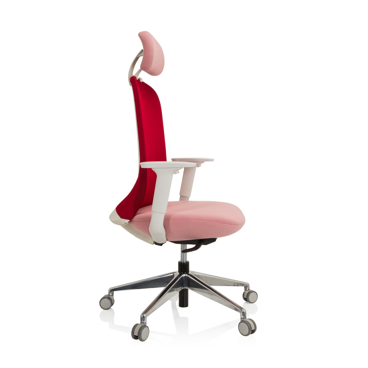B-Ware Hjh Office Bürostuhl Drehstuhl Aveza Pro Netzstoff Stoff Rosa Höhenverstellbar - 4064323017165