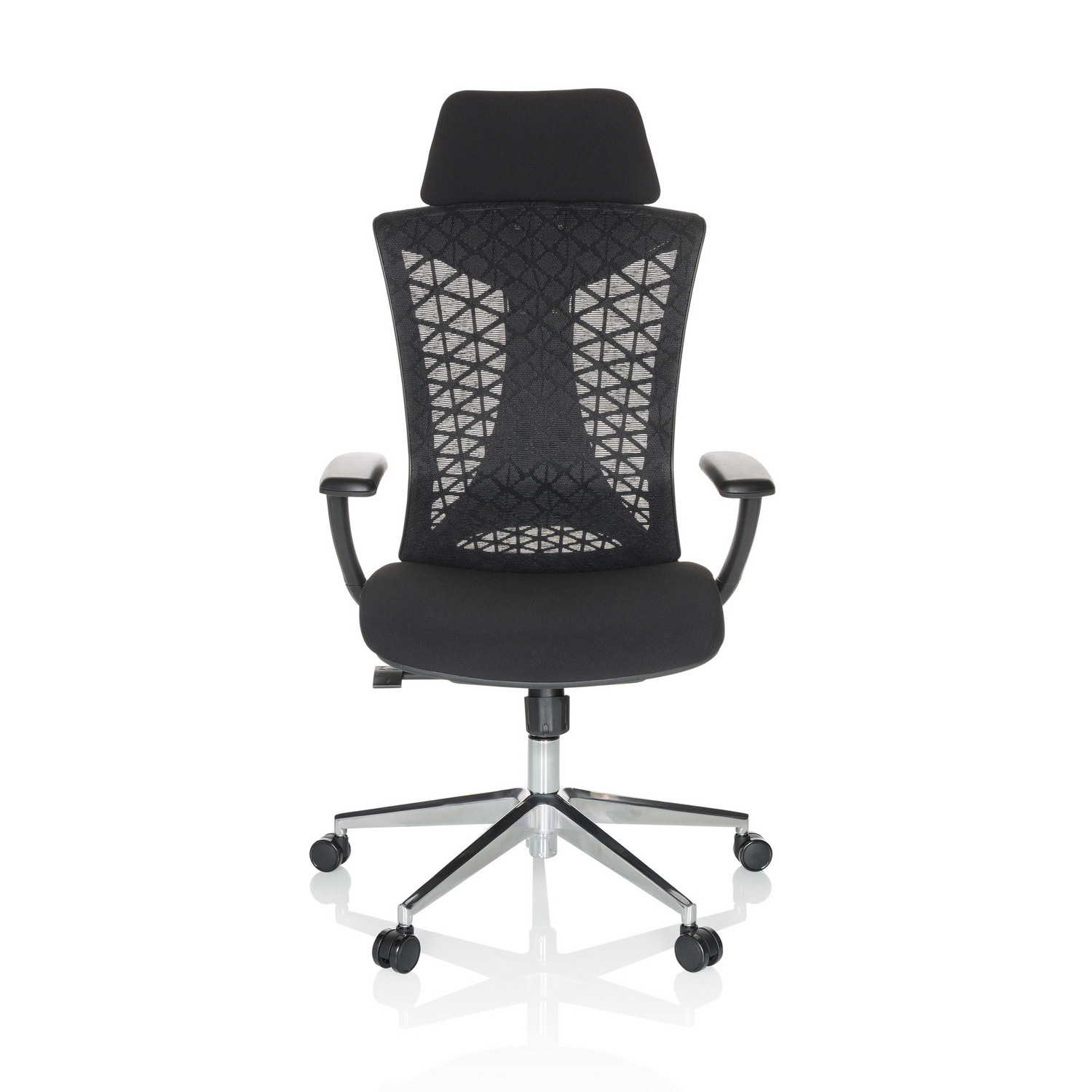 B-Ware Hjh Office Bürostuhl Drehstuhl Stuhl Netzstoff Kopfstütze Synchronmechanik - 4064323028376
