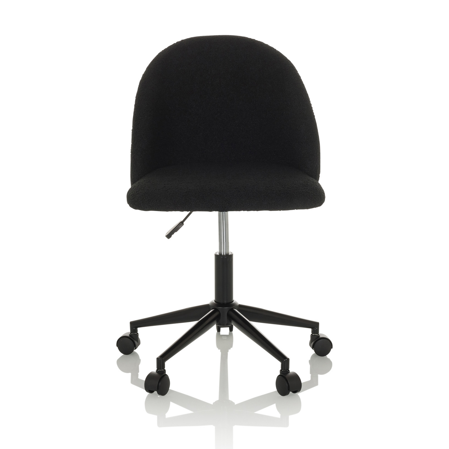 Hjh Office Bürostuhl Drehstuhl Solao Ted B Bouclé Schwarz Stuhl Sessel Möbel B-Ware - 4064323036548