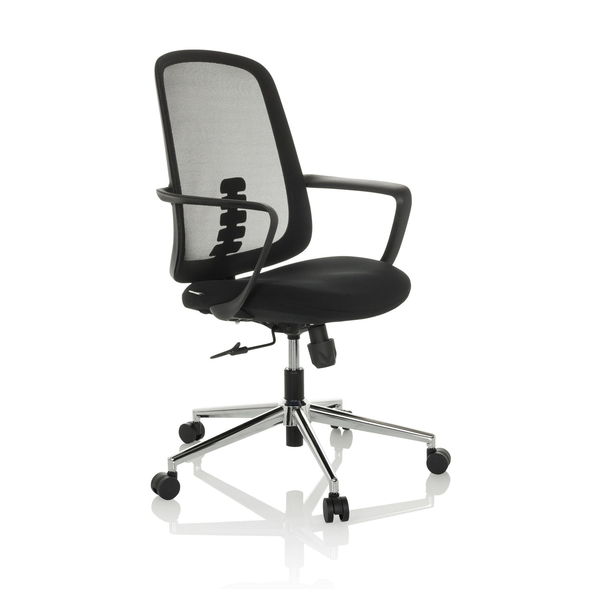 hjh OFFICE Bürostuhl Drehstuhl SEDIOLO B Home Office Netzstoff Stoff schwarz - 4064323037613