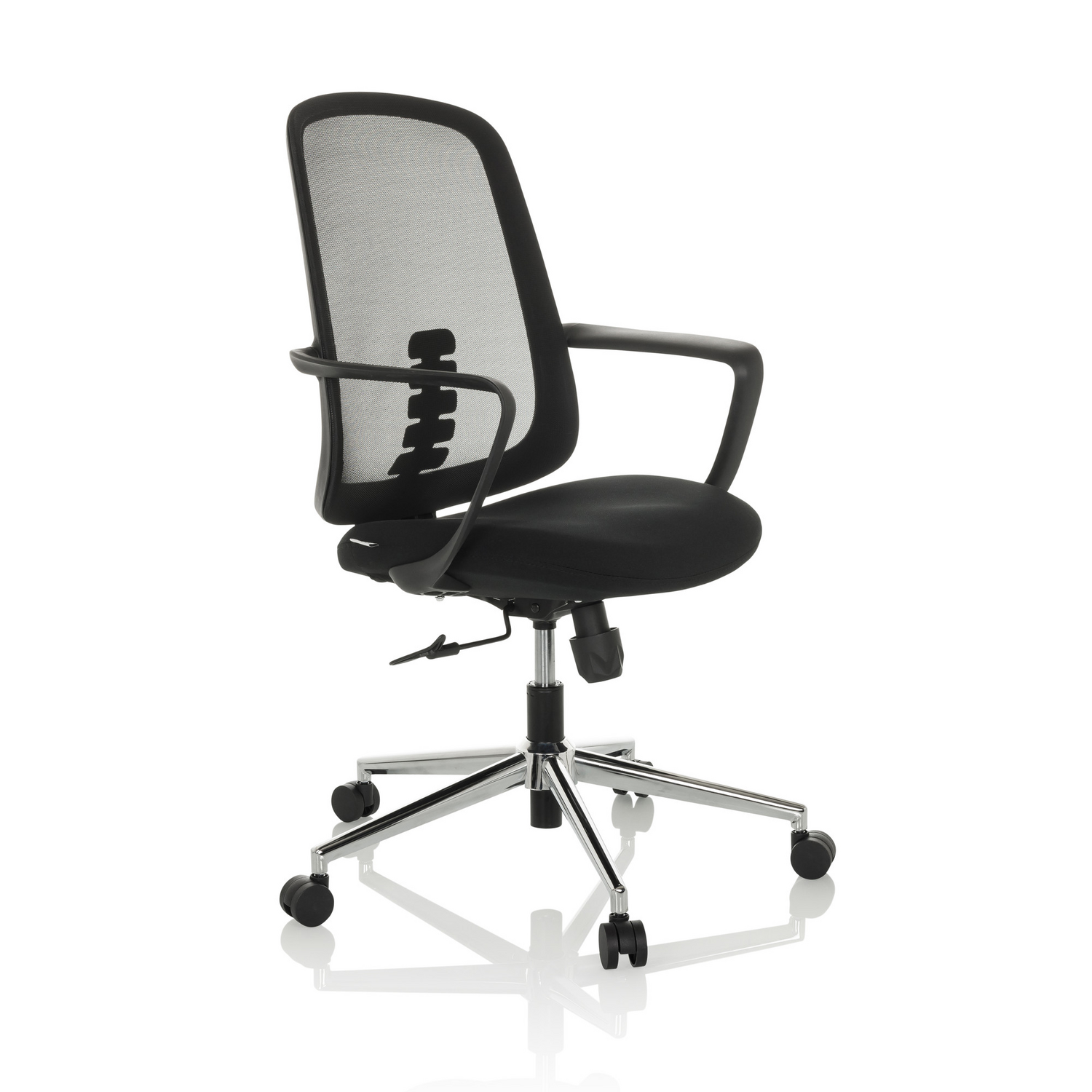 B-Ware Hjh Office Bürostuhl Drehstuhl Sediolo B Home Office Netzstoff Stoff Schwarz     - 4064323037613