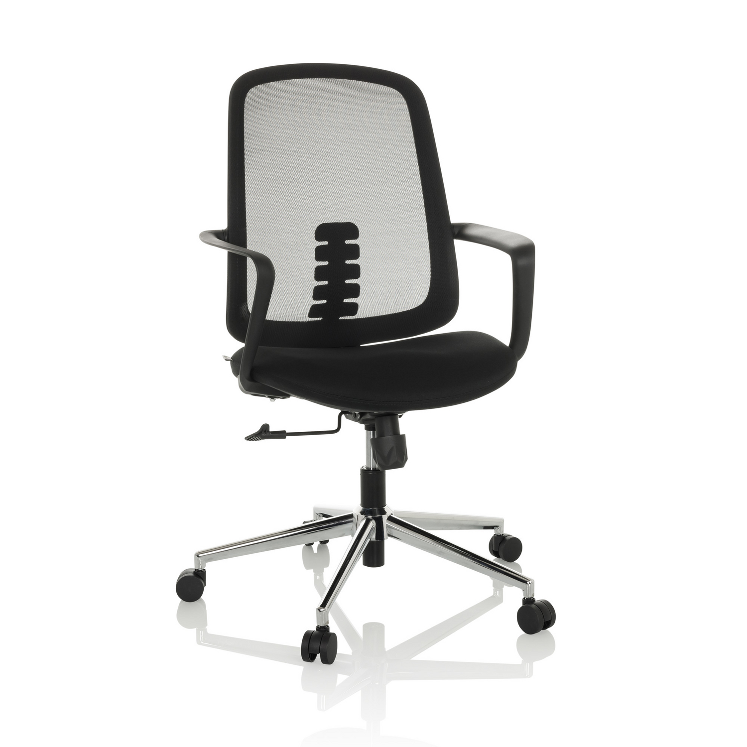 B-Ware Hjh Office Bürostuhl Drehstuhl Sediolo B Home Office Netzstoff Stoff Schwarz     - 4064323037613