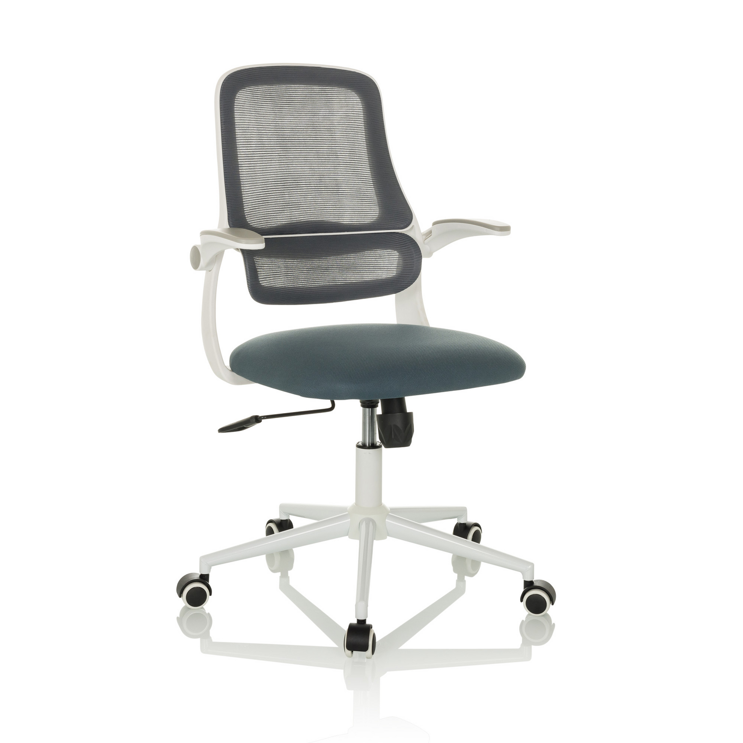 B-Ware Hjh Office Bürostuhl Drehstuhl Miko W Eco Netz Stoff Grau Stuhl Büromöbel Möbel - 4064323037897