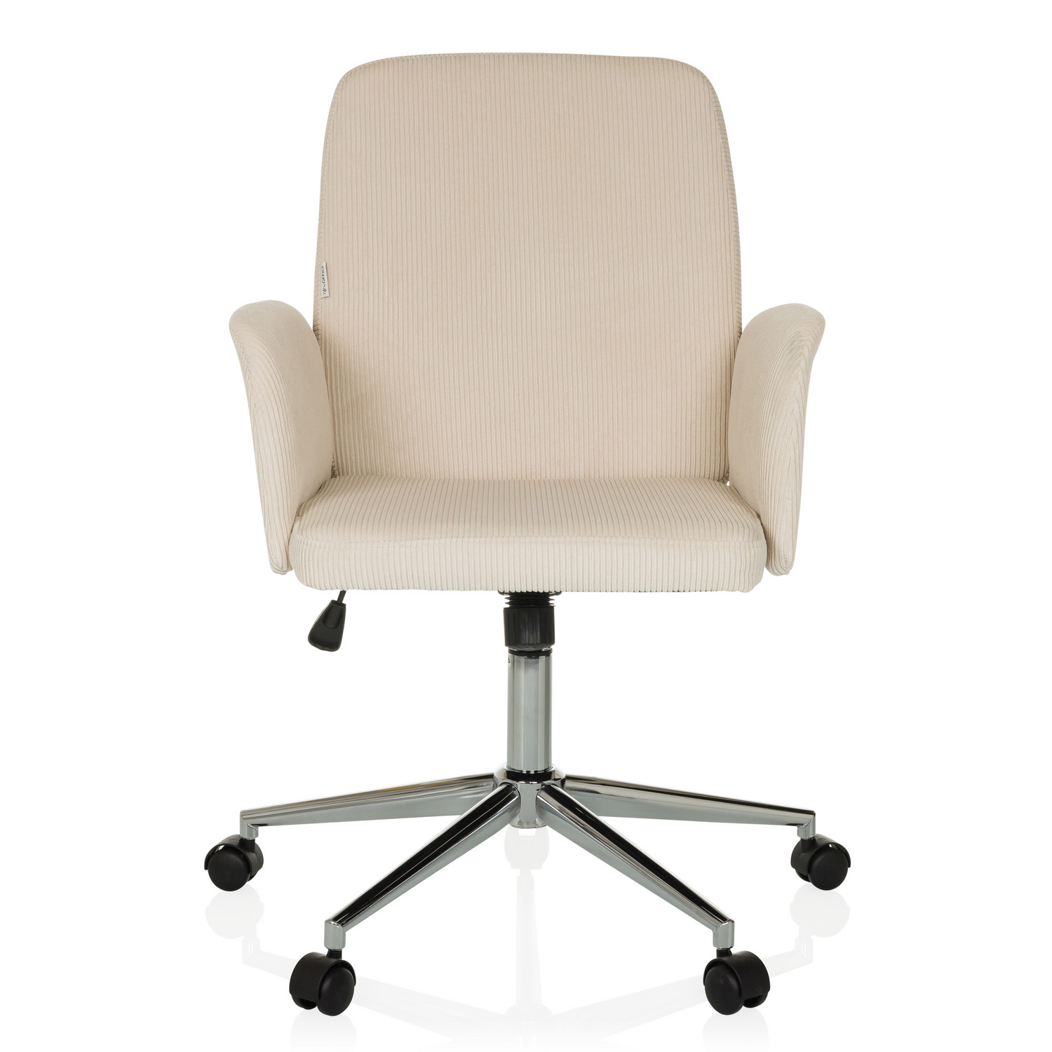 B-Ware Hjh Office Bürostuhl Drehstuhl Schalenstuhl Solao Cord Stoff Beige Siehe Text - 4064323038535