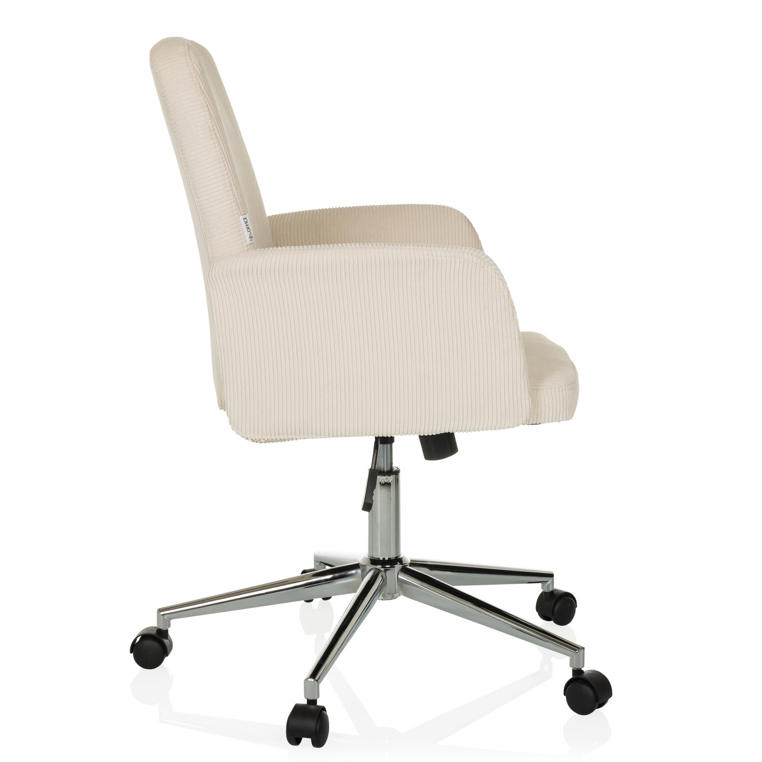 B-Ware Hjh Office Bürostuhl Drehstuhl Schalenstuhl Solao Cord Stoff Beige Siehe Text - 4064323038535