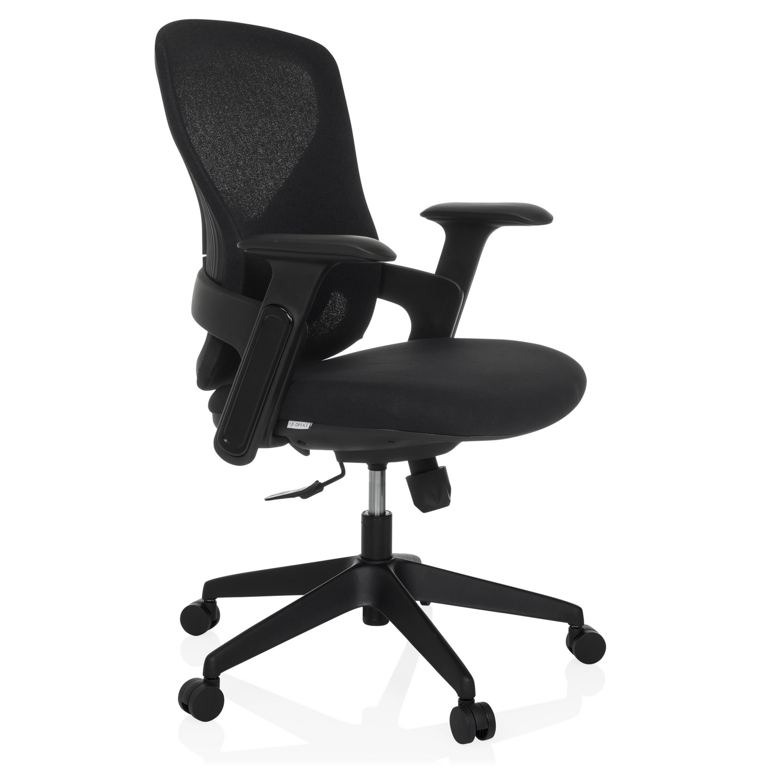 Hjh Office Bürostuhl Drehstuhl Nowum Stoff Schwarz Stuhl Möbel Sessel Büromöbel B-Ware