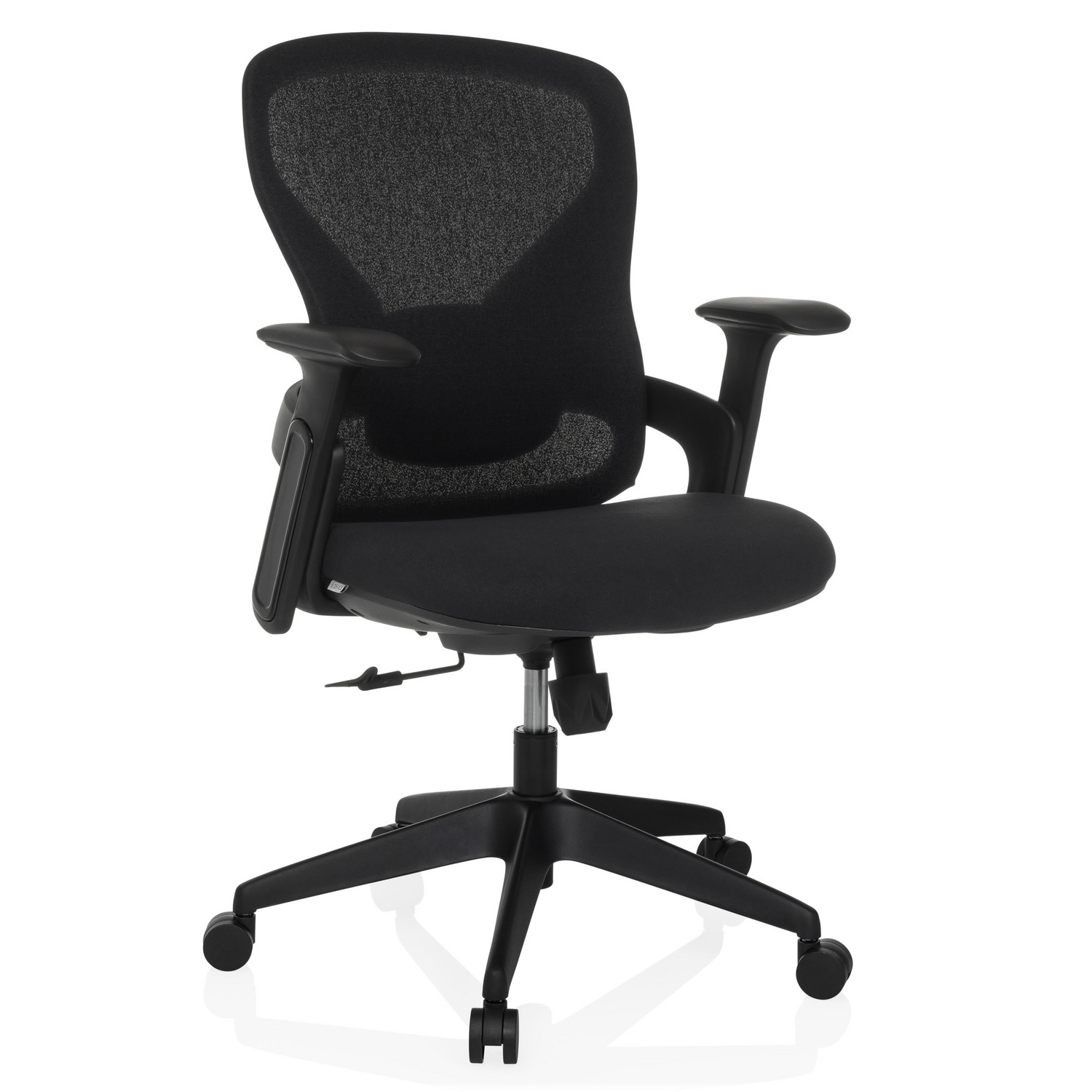 Hjh Office Bürostuhl Drehstuhl Nowum Stoff Schwarz Stuhl Möbel Sessel Büromöbel B-Ware