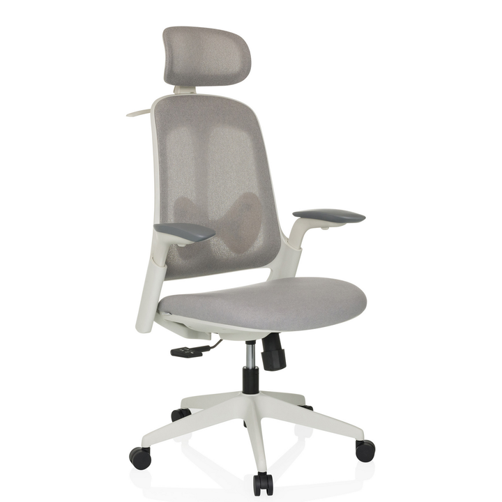 Hjh Office Bürostuhl Drehstuhl Arceo Wf Stoff Grau Büromöbel Sessel Stuhl B-Ware