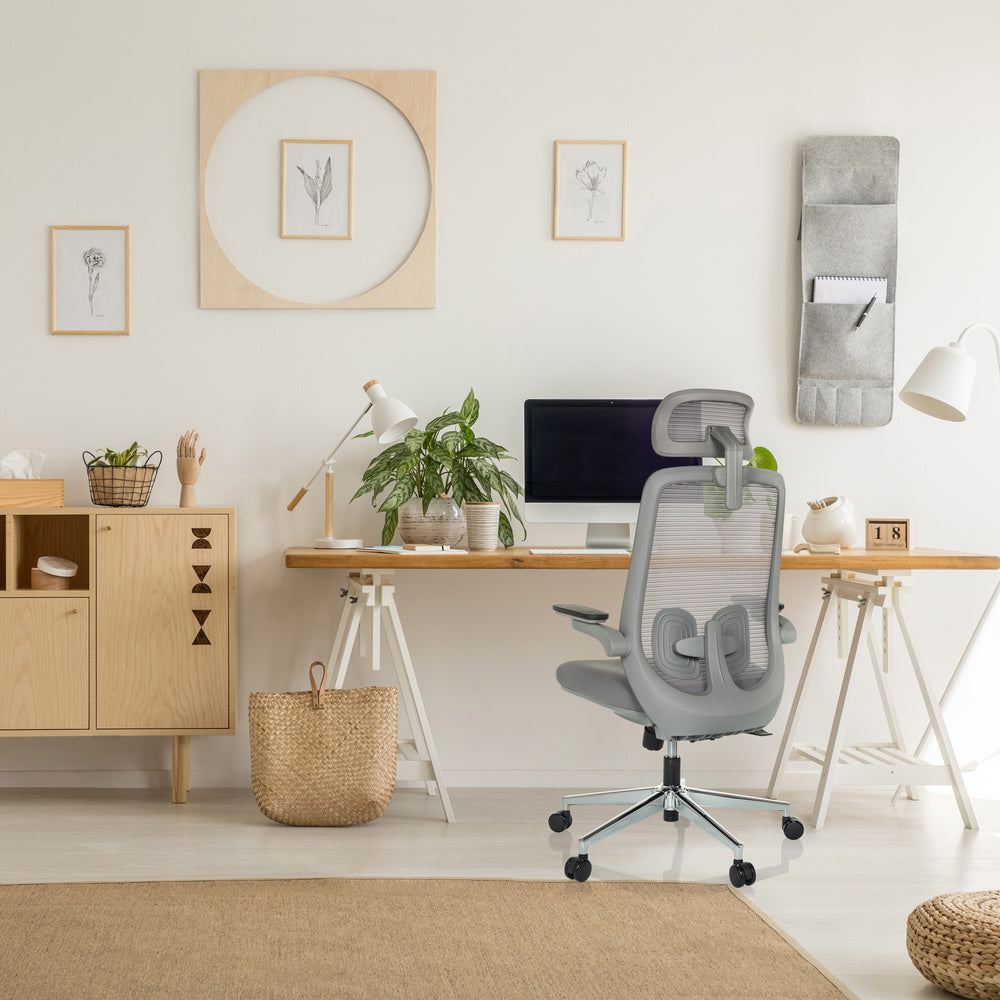 hjh OFFICE Bürostuhl Drehstuhl Stuhl GAREMA höhenverstellbar Lordosenstütze645 - 4064323045090