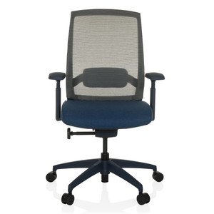 B-Ware Hjh Office Bürostuhl Drehstuhl Schreibtischstuhl Colore Netzstoff Blau Profi496