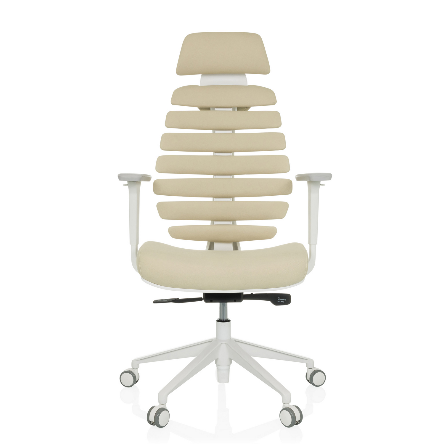 B-Ware Hjh Office Bürostuhl Drehstuhl Ergo Line W Stoff Salted Caramel Siehe Text - 4064323106524