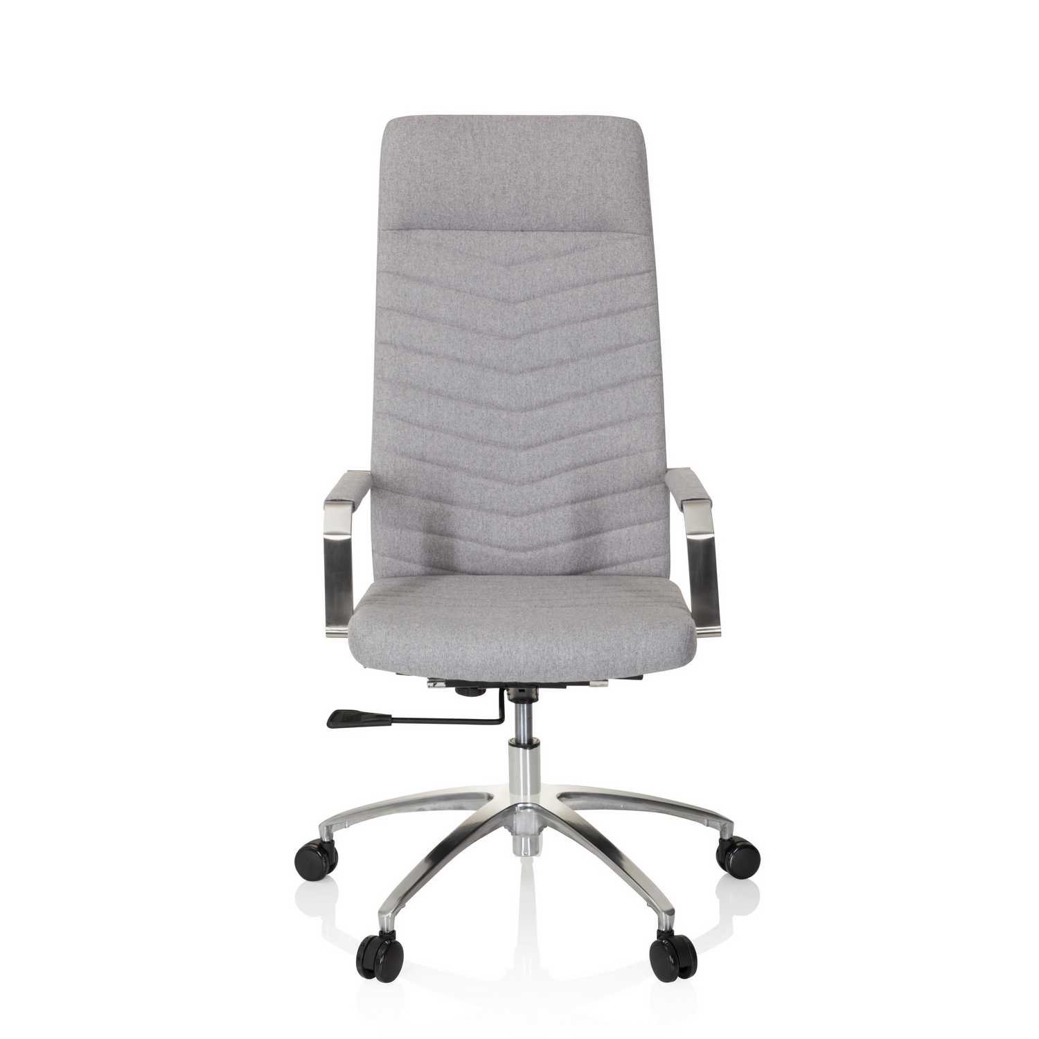 B-Ware Hjh Office Bürostuhl Drehstuhl Stuhl Saranto Plus Stoff Hellgrau Armlehnen468 - 4251084675899