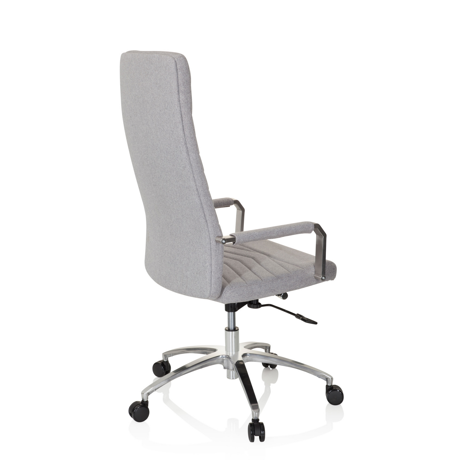 B-Ware Hjh Office Bürostuhl Drehstuhl Stuhl Saranto Plus Stoff Hellgrau Armlehnen468 - 4251084675899