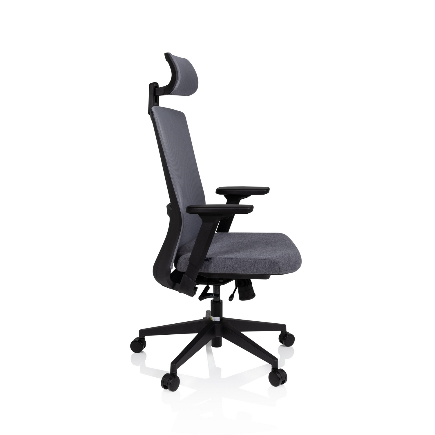 Hjh Office Bürostuhl Drehstuhl Stuhl Captivo Netzstoff Grau Lordosenstütze B-Ware - 4251084680367