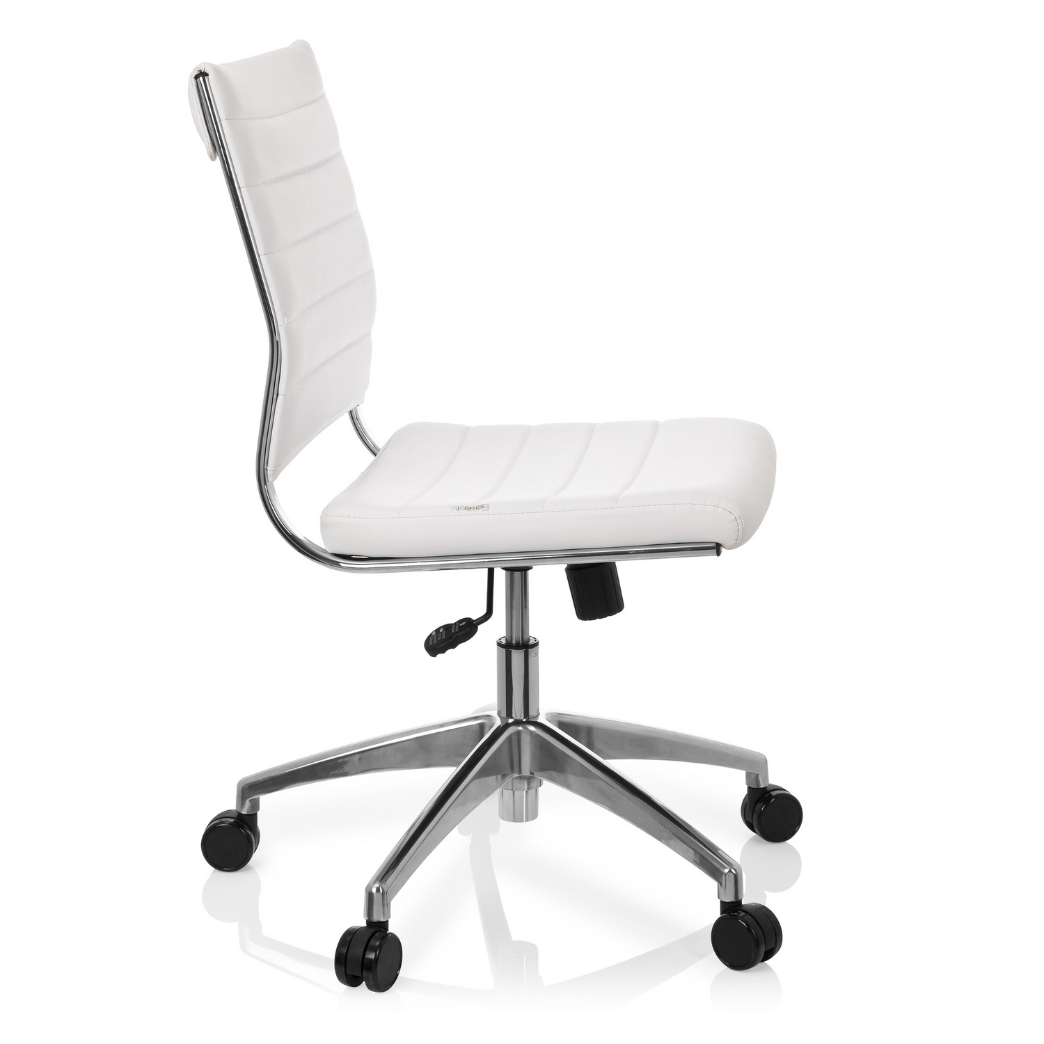 Hjh Office Bürostuhl Drehstuhl Trisha Kunstleder Weiß Stuhl Sessel Büromöbel B-Ware - 4260354051653