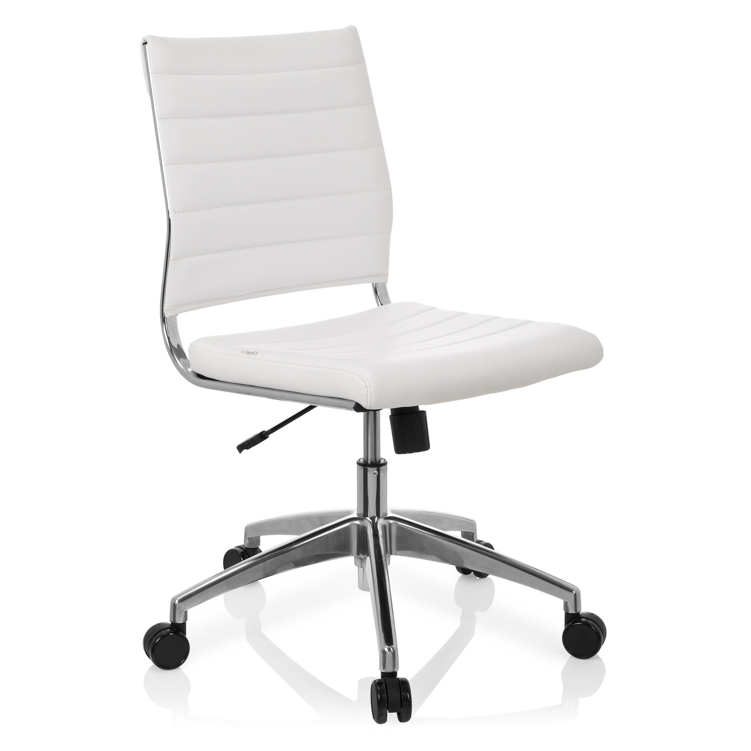Hjh Office Bürostuhl Drehstuhl Trisha Kunstleder Weiß Stuhl Sessel Büromöbel B-Ware - 4260354051653
