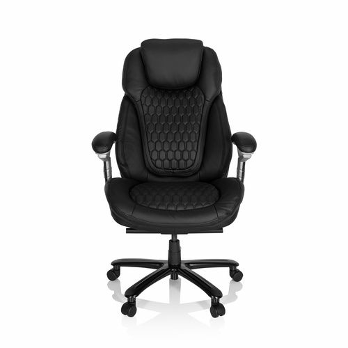B-Ware Hjh Office Chefsessel Xxl Pullmann I Leder Schwarz Drehstuhl Schreibtischstuh673 - 4064323000174