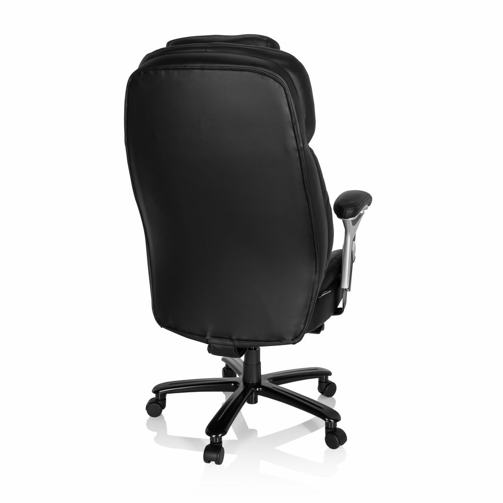 B-Ware Hjh Office Chefsessel Xxl Pullmann I Leder Schwarz Drehstuhl Schreibtischstuh673 - 4064323000174