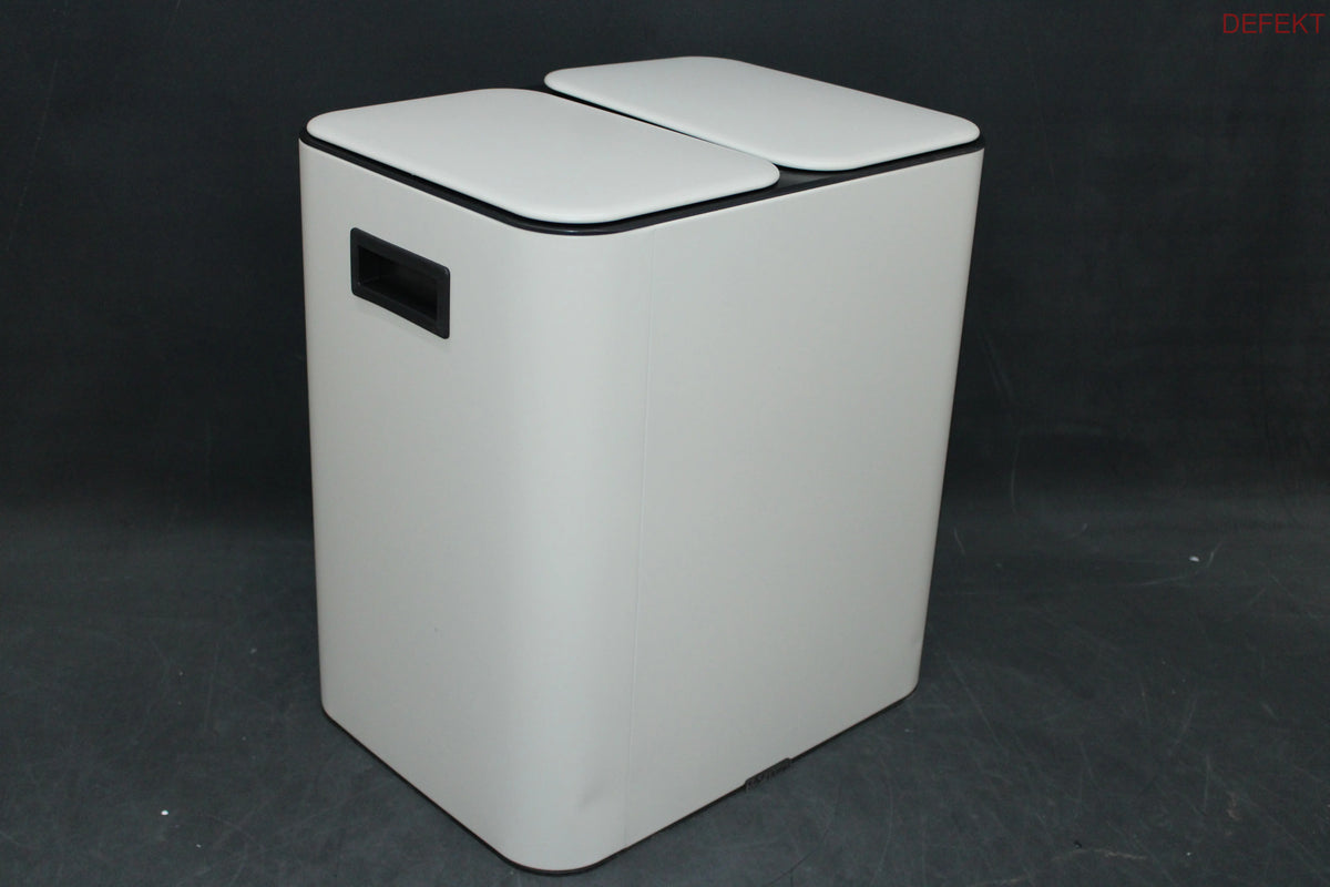 D-Ware Hjh Office Mülleimer Abfalleimer Clean 10 Beige Behälter 2 X 15 L Defektware - 4064323130611