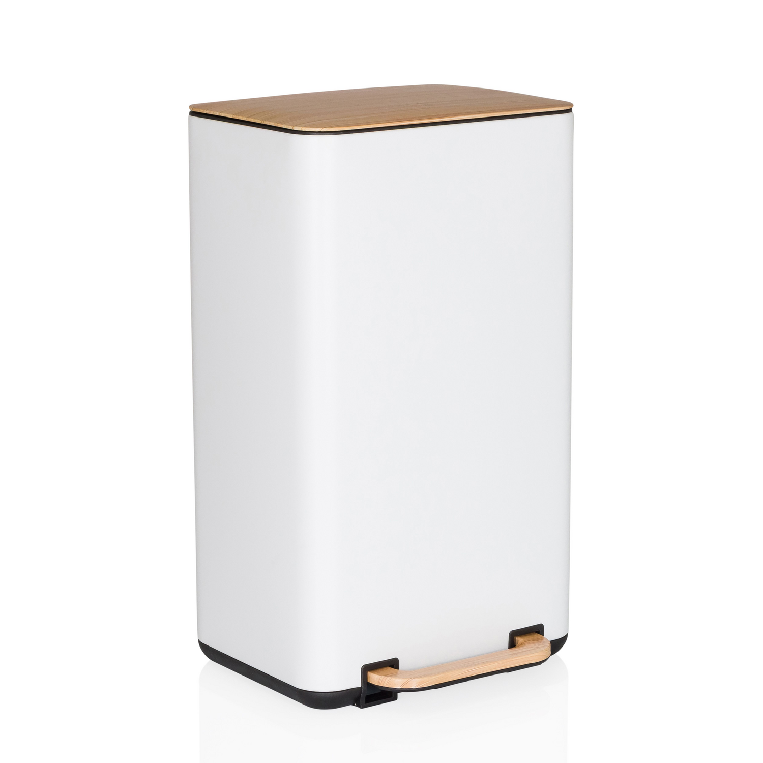 B-Ware Hjh Office Clean Natura Mülleimer Abfallbehälter Papierkorb Küche 30 Liter - 4064323107323