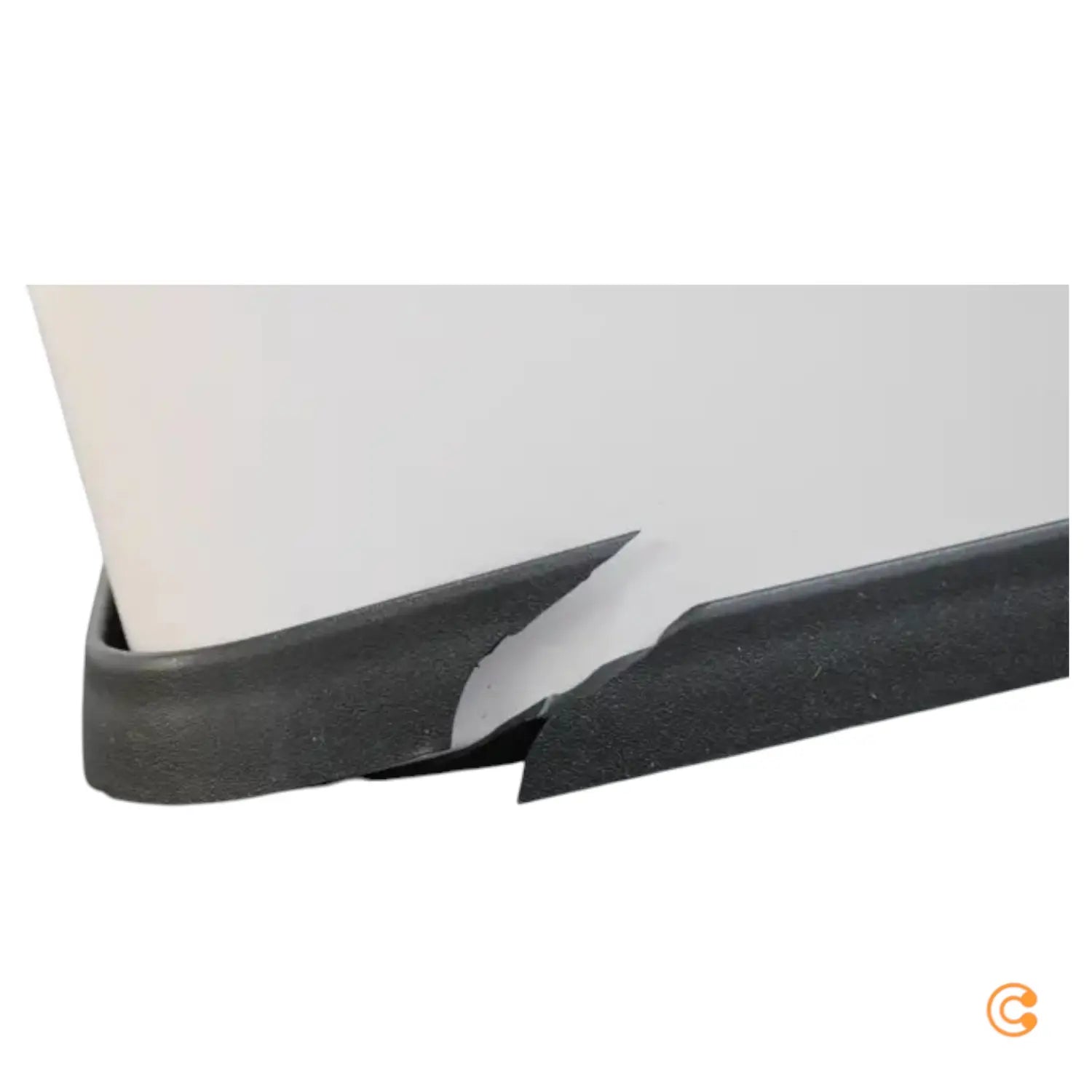 B-Ware Hjh Office Clean Slim Abfallsammler Mülleimer 20 L Stahl Weiß Siehe Text/Foto - 4064323045717