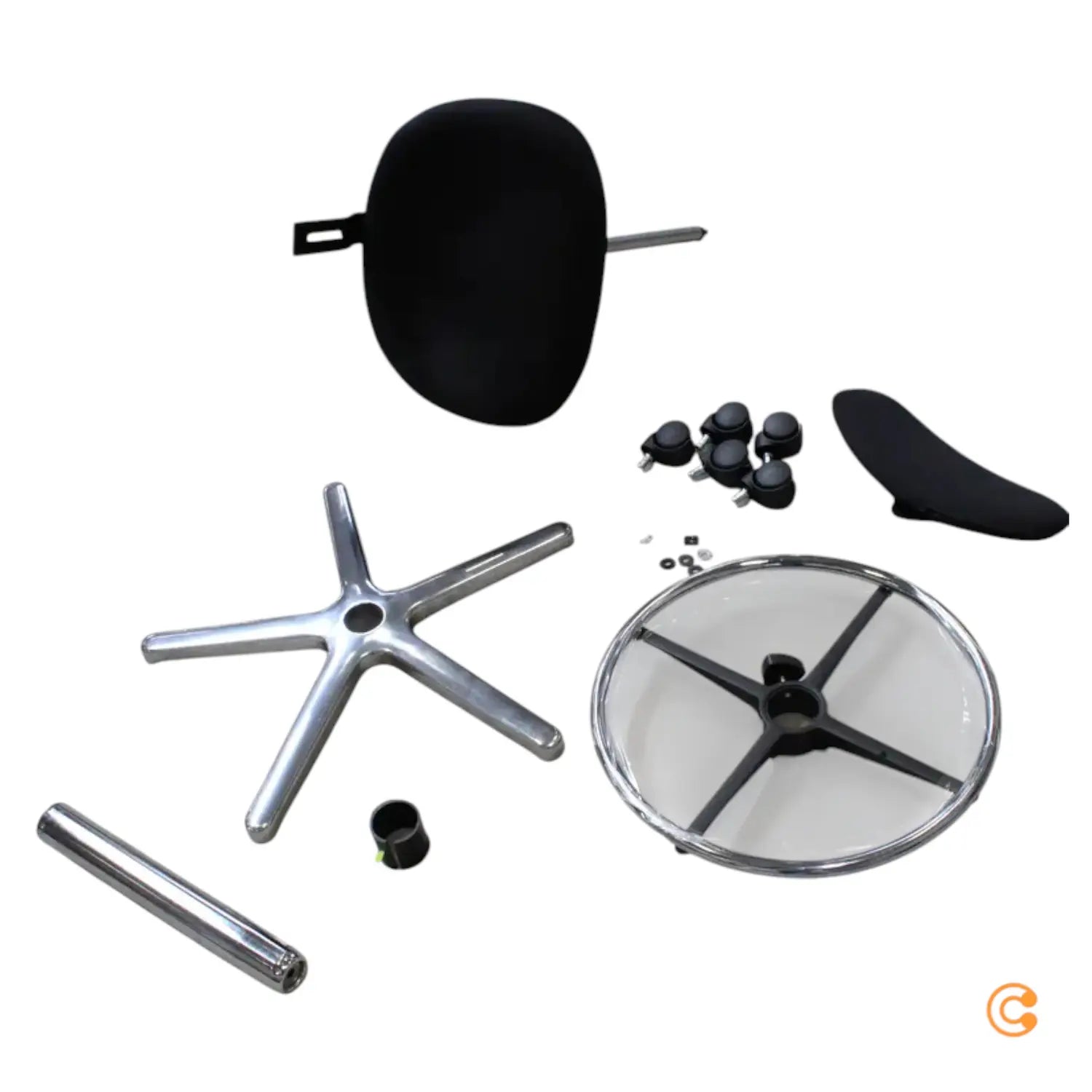 B-Ware Hjh Office Hocker Drehhocker Arbeitsstuhl Work Mf Stoff Schwarz Siehe Text/Foto - 4260182541029