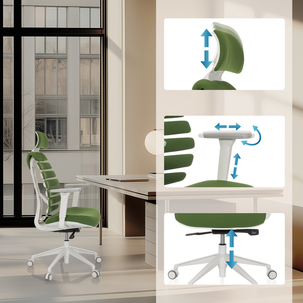 B-Ware Hjh Office Bürostuhl Drehstuhl Ergo Line W Mystic Forest Stuhl Siehe Text/Foto - 4064323106517