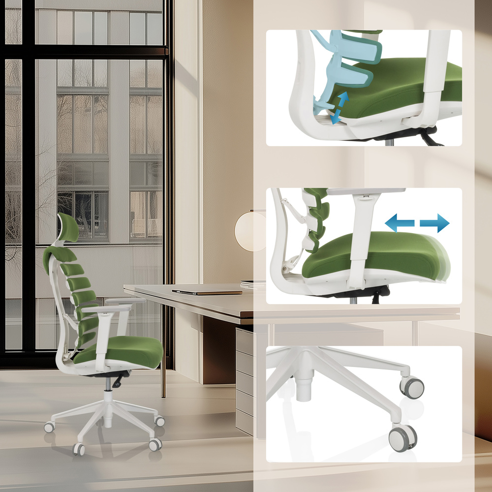 B-Ware Hjh Office Bürostuhl Drehstuhl Ergo Line W Mystic Forest Stuhl Siehe Text/Foto - 4064323106517