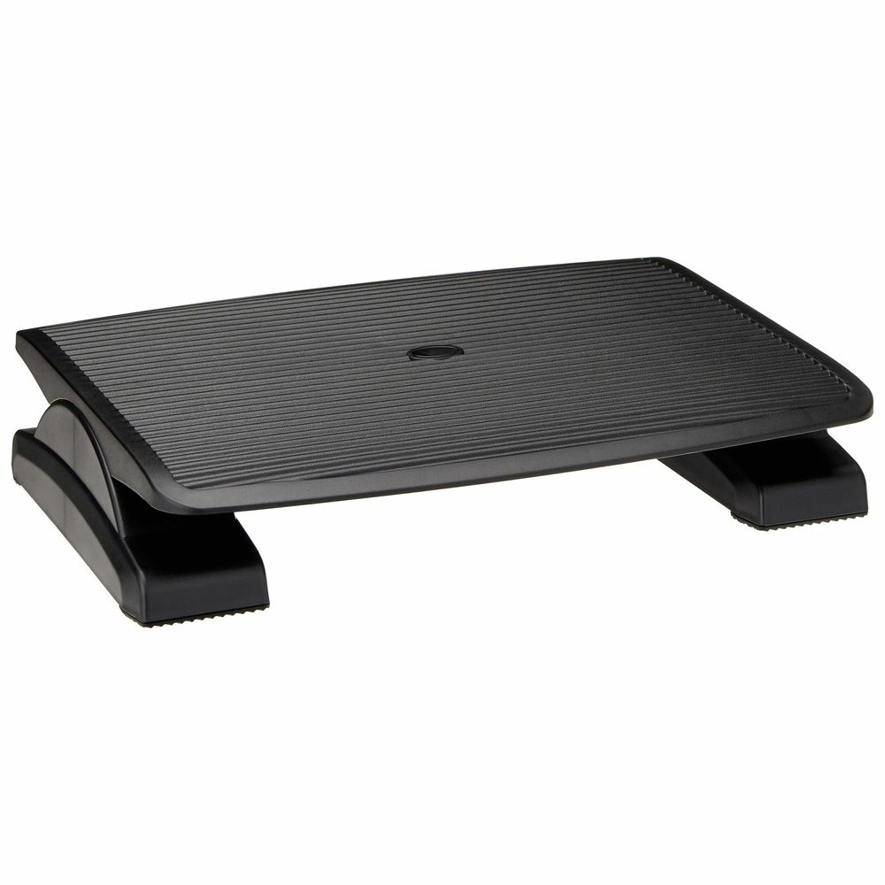 B-Ware Hjh Office Fußstütze Piedino Stripe Schwarz Neigbar Büro Schreibtisch Stützen - 4251084639167