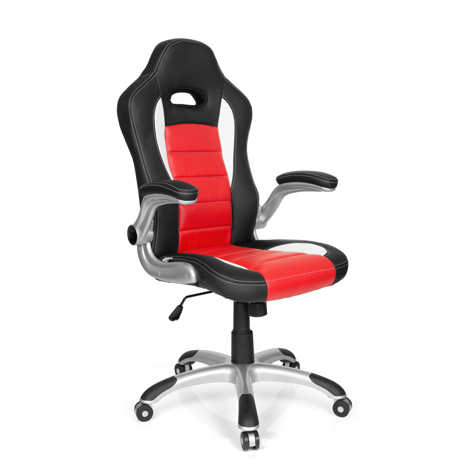 Hjh Office Gaming Stuhl Bürosessel Chefsessel Sessel Stuhl Rot Schwarz B-Ware - 4251084642631
