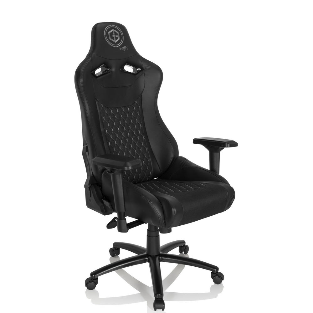 hjh OFFICE Gaming Stuhl Bürostuhl GAMEBREAKER SX 04 Stoff Kunstleder schwarz - 4064323000426