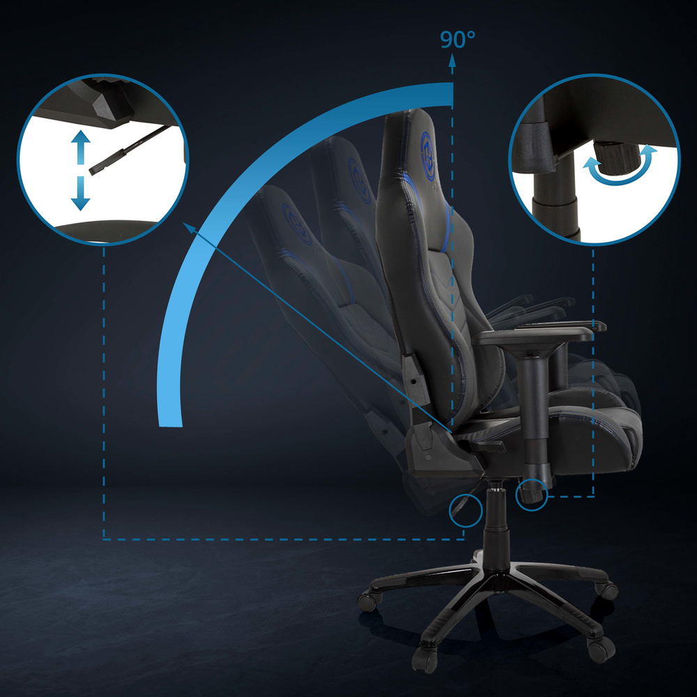 B-Ware Hjh Office Gaming Stuhl Bürostuhl Gamebreaker Polarys I Kunstleder Siehe Text - 4064323020134