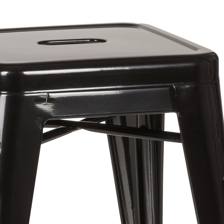 Hjh Office Hocker Vantaggio Sitzhocker Bistro Hocker Sitz Stahl Metallic 4 Stück B-Ware - 4251084662226