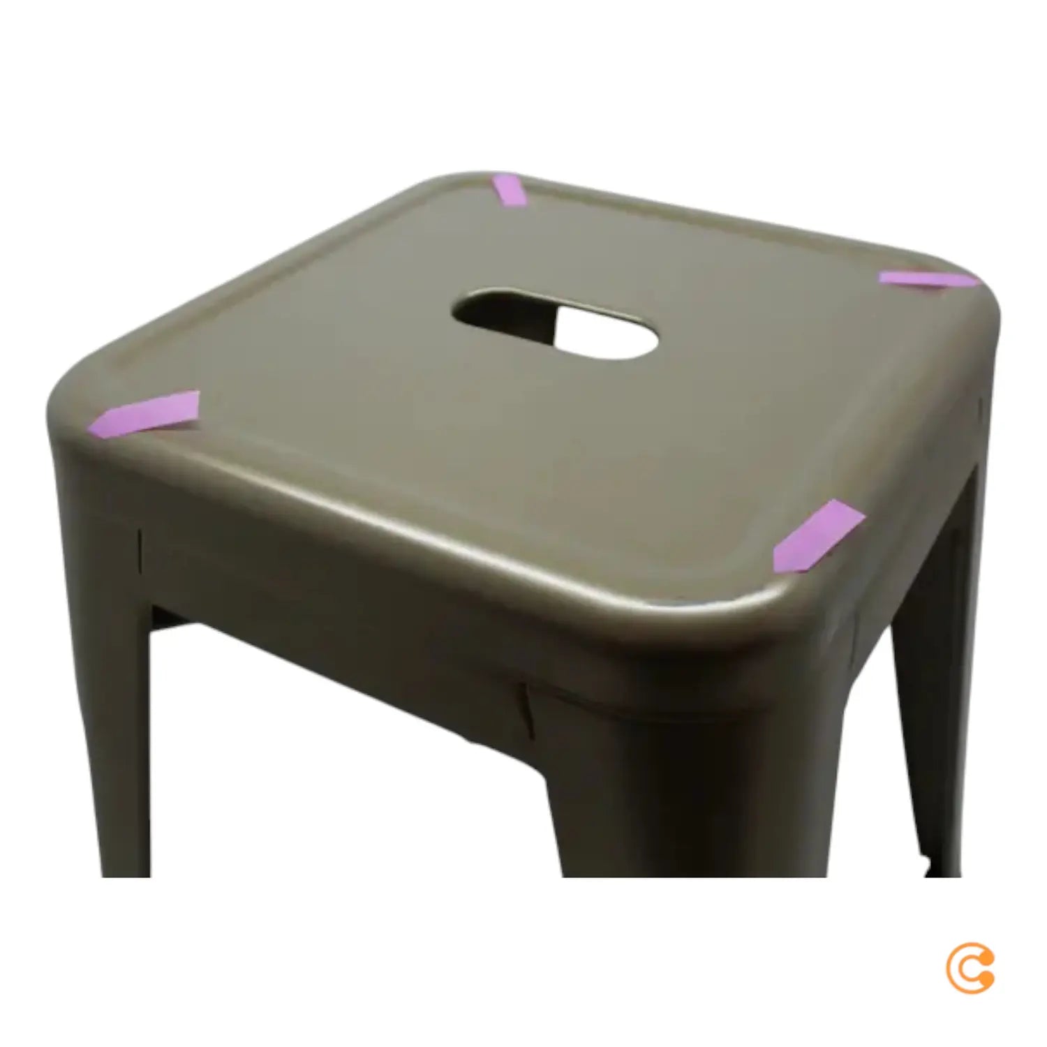 B-Ware Hjh Office Hocker Sitzgelegenheit Vantaggio Stahl Champagner Stapelbar Gastro - 4251084662257